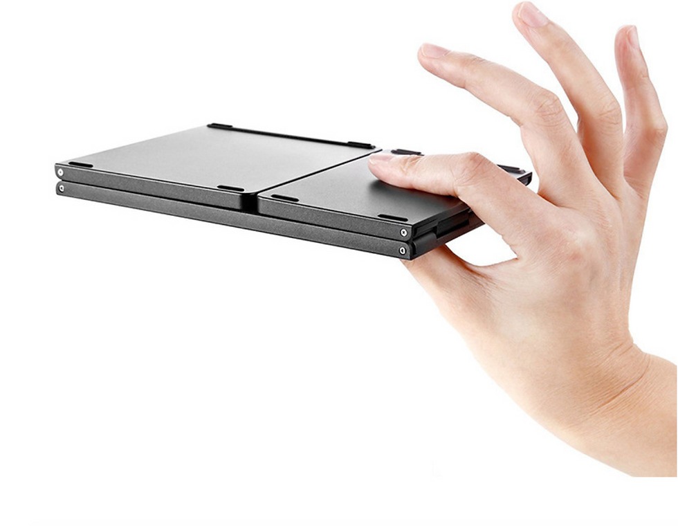 Thumbnail: Wireless Tri-Fold Bluetooth Keyboard with Touchpad
