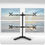 Thumbnail: Quad LCD Monitor Stand with Full Motion Adjustment - Fits 4 Screens up to 32",