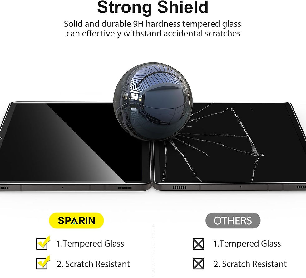 Thumbnail: 2.5D Tempered Glass Screen Protector for Galaxy Tab A11 Plus