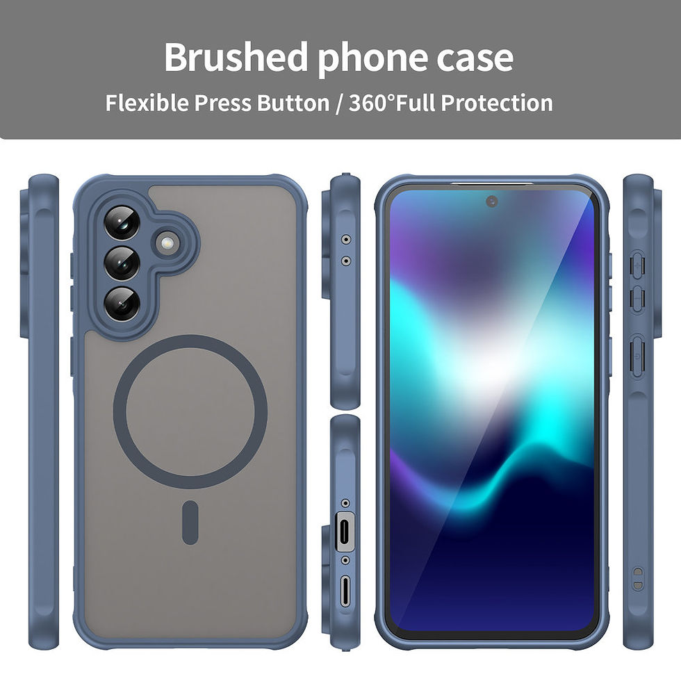 Thumbnail: Galaxy A37 5G Magnetic Protective Case with Built-In Magnetic Ring: Blue