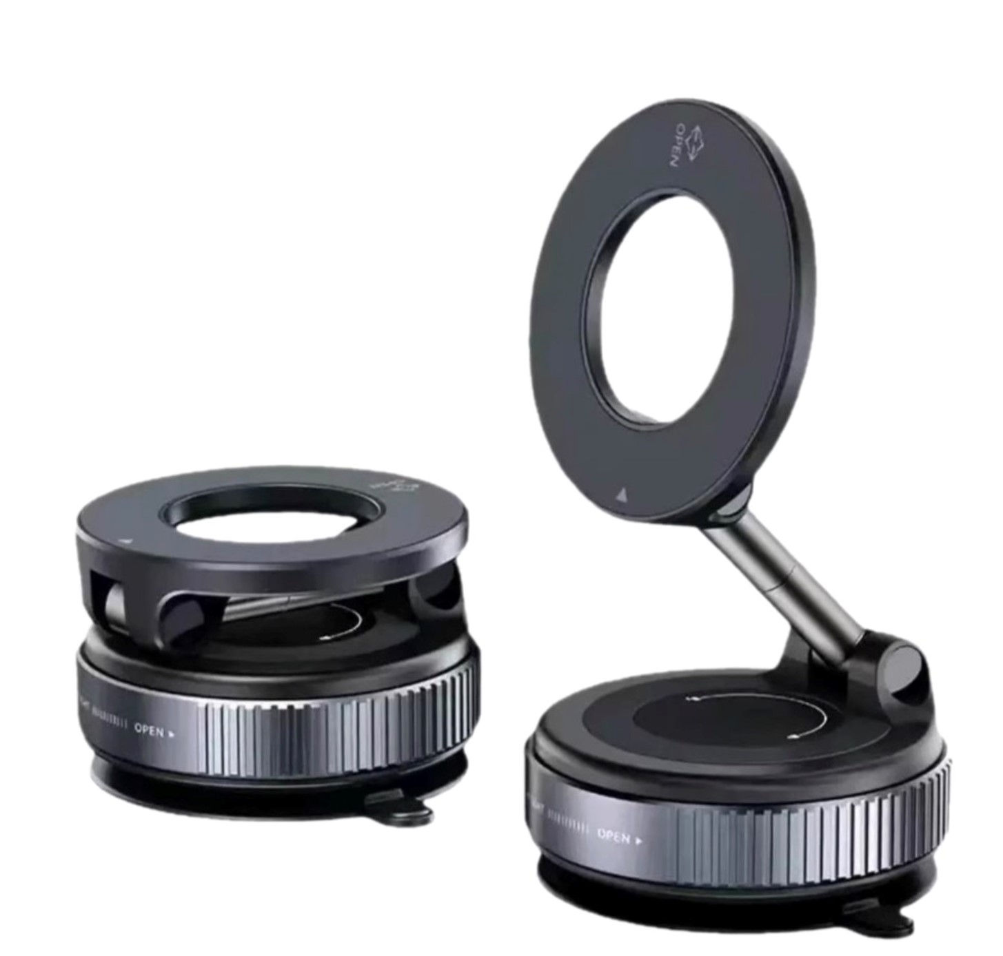 MagSafe Compatible Vacuum Suction Magnetic Phone Mount with 360° Rotation