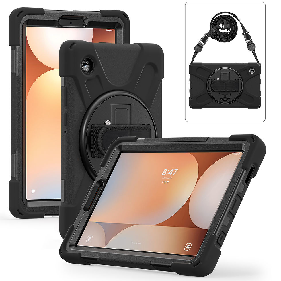 Thumbnail: Armour Jack Rugged Case with Strap for Galaxy Tab Galaxy Tab A11 SM-X133/X135