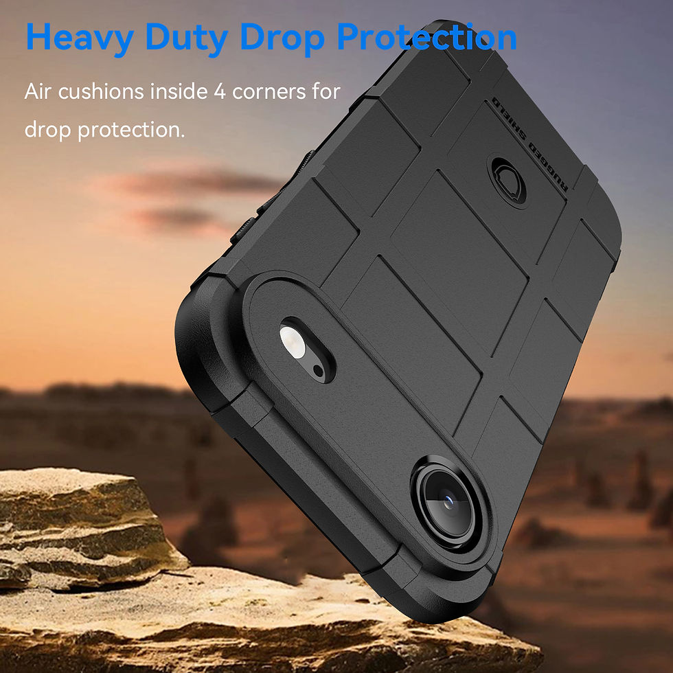 Thumbnail: Rugged TPU Case for iPhone 17 Air – Shockproof, Drop Protection, Black