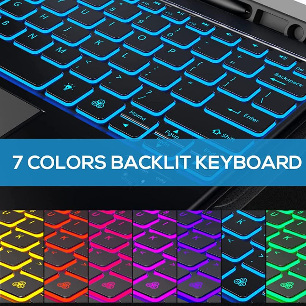 Thumbnail: Backlit Wireless Keyboard with Touchpad For Galaxy Tab S11 (11 inch, X730/X736)
