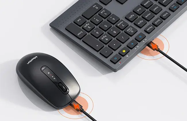 Thumbnail: Meetion C2000 Rechargeable Wireless Keyboard & Mouse Combo