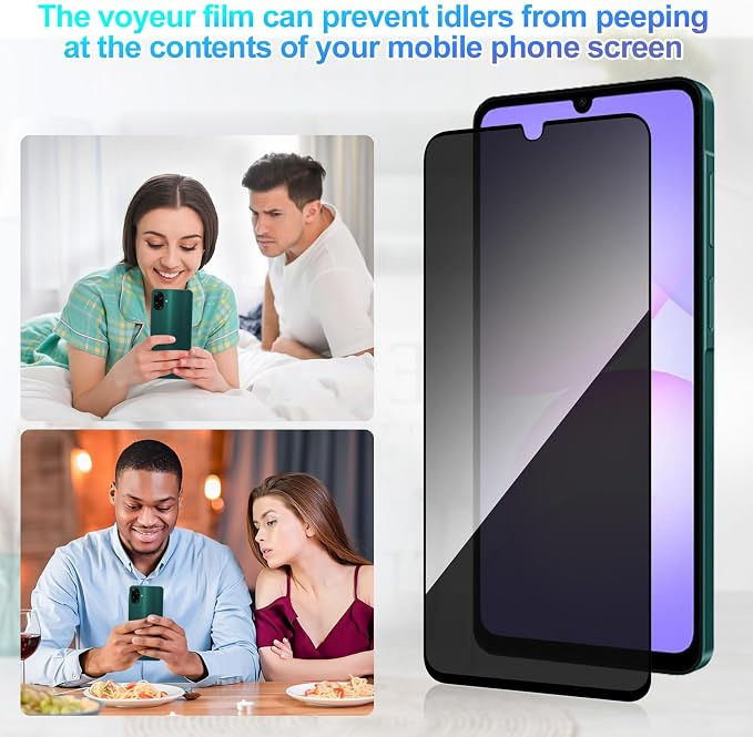 Thumbnail: TUFF LUV 2.5D Privacy Glass Screen Protector Compatible With Galaxy A08