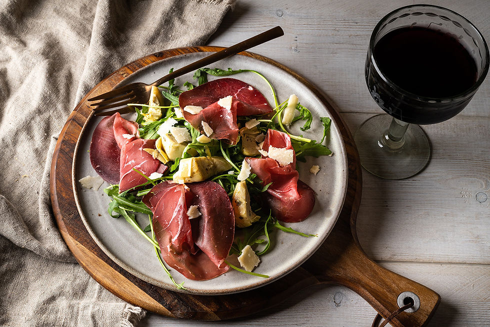 縮圖：台灣在地生產【Bresaola】義式熟成風乾牛臀肉生火腿《切片真空包裝》