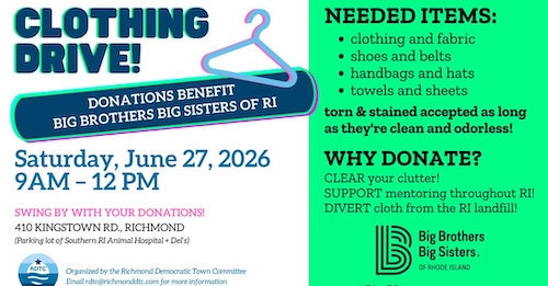 Clothing Drive to Benefit Big Brothers Big Sisters