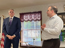 Attorney Geberal Peter Neronha and Chris Kona