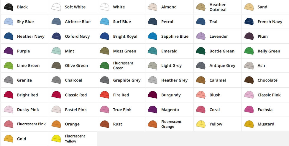 Thumbnail: Embroidered Cuffed Beanie Hat