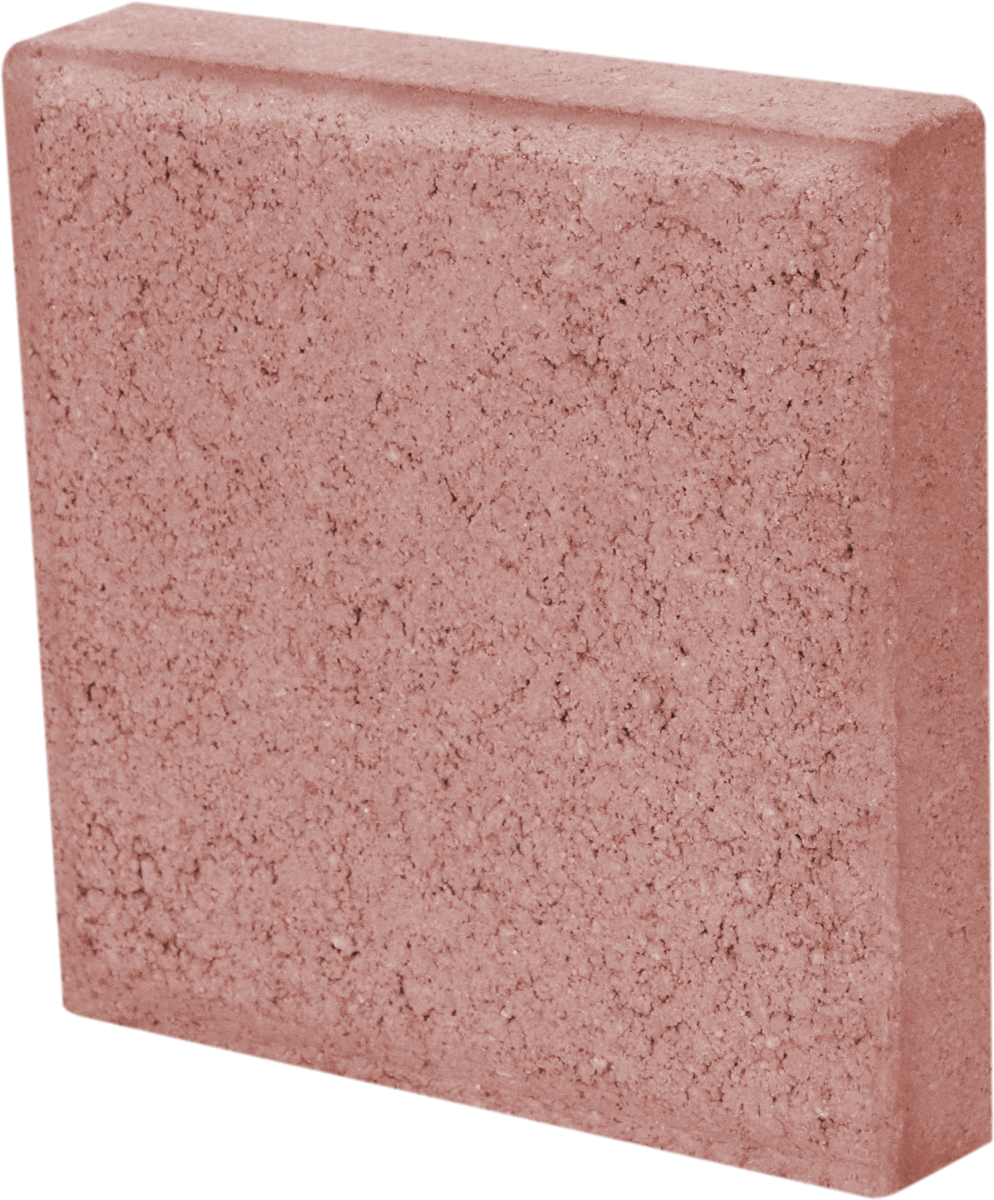 Adocreto Cuadro Peatonal Rojo 4