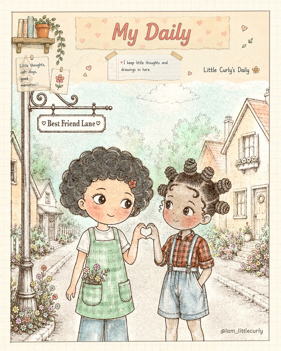 Little Curly Daily - Best Friend Lane.