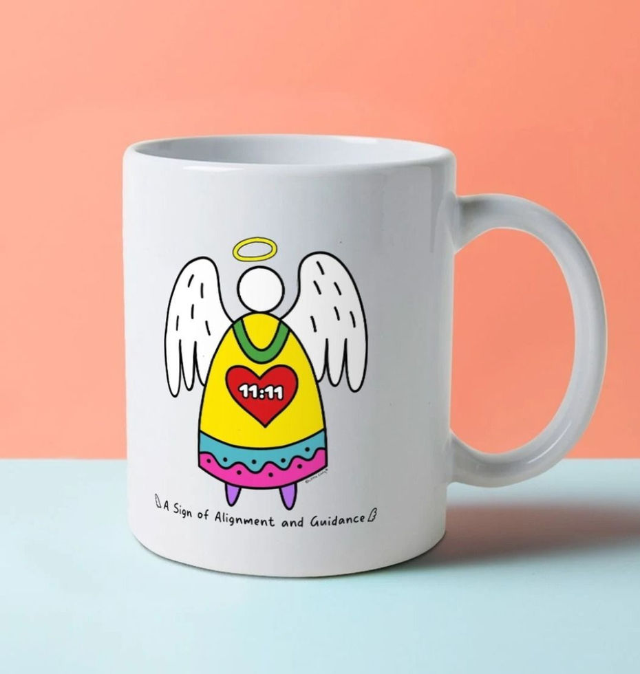 11:11 A Sign of Alignment and Guidance  - Ceramic Mug - Special Collection