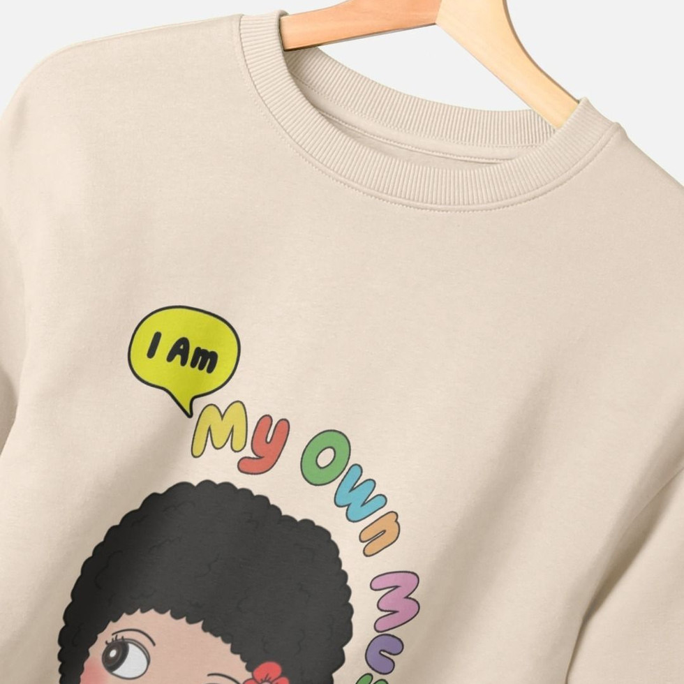 I Am My Own Muse \ I Am Women's Oversized Jumper / Relaxed Fit Sweatshirt