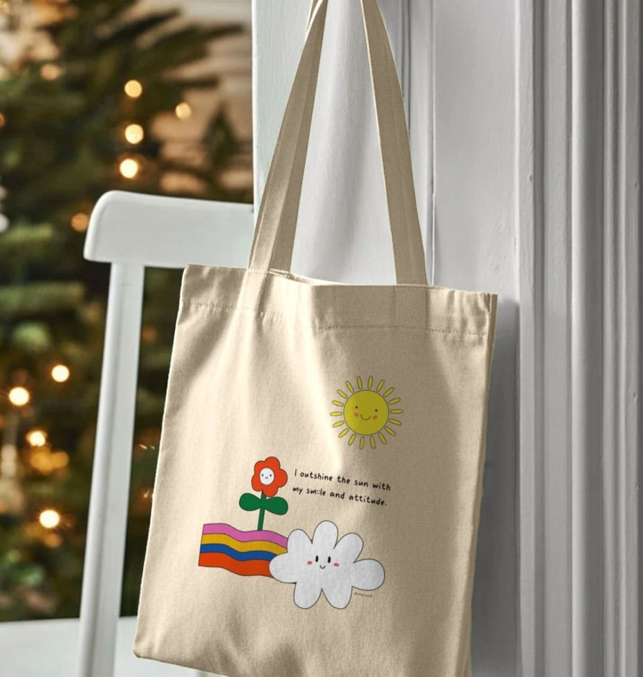 Positive Vibes Tote Bag