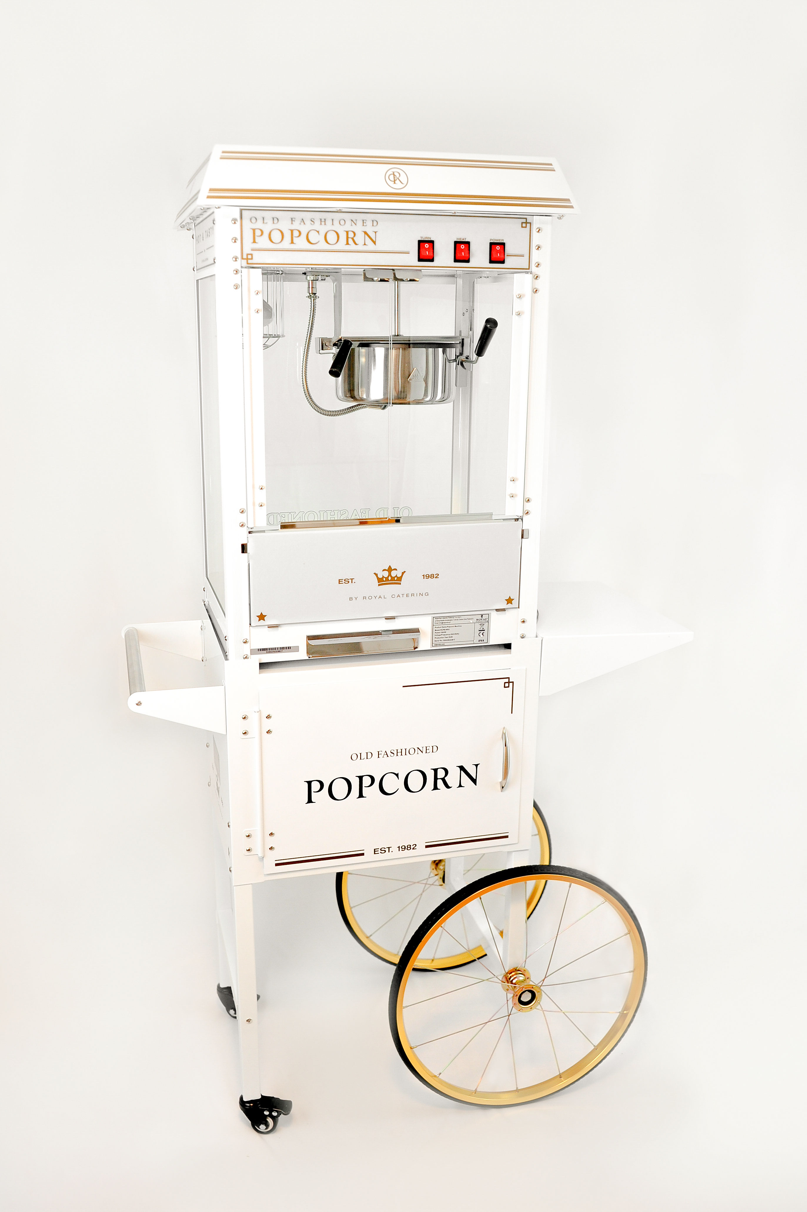 Popcornmaschine mit Waagen