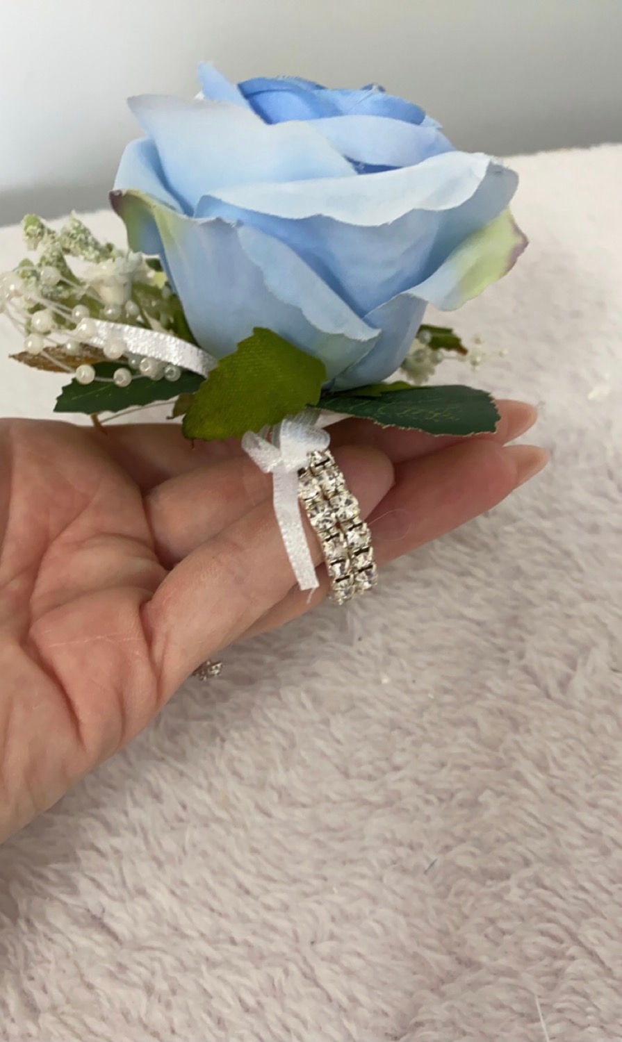 Thumbnail: ‘Something Blue’ - Wrist Corsage 