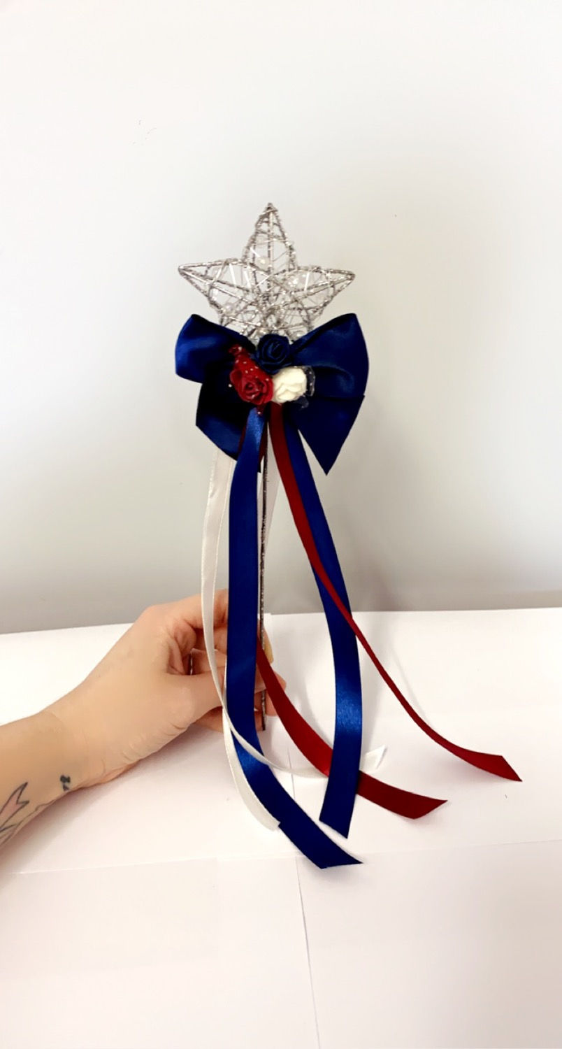Thumbnail: ‘Ruby’ - Flower Girl Wand