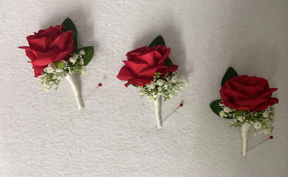 Thumbnail: Red Rose Buttonhole 