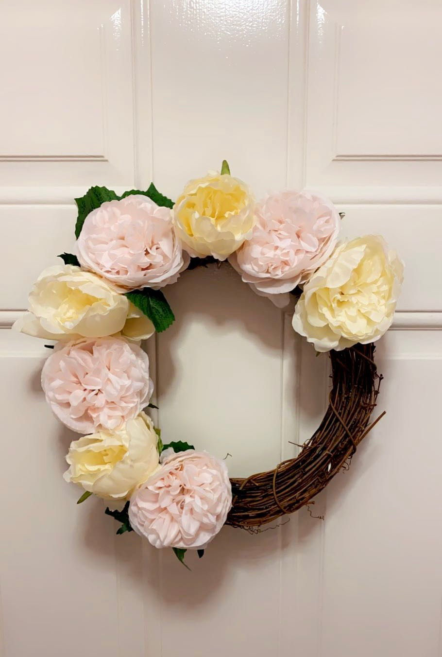 Peony Wreath