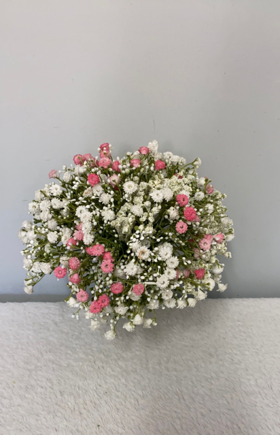 Thumbnail: Pink & White Gypsophila Bouquet - Bridesmaid