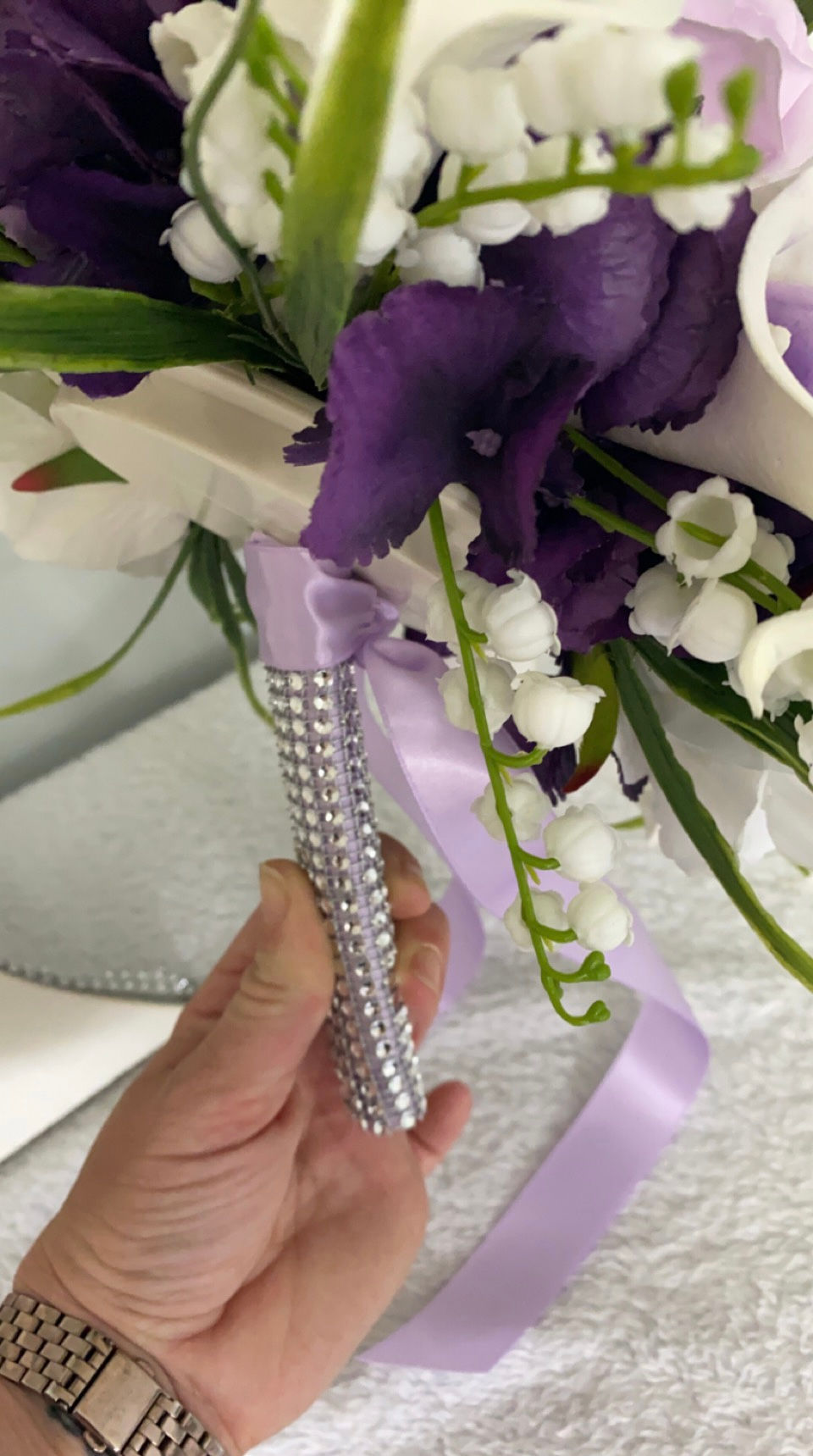 Thumbnail: ‘Charlotte’ - Bridal Teardrop Bouquet 