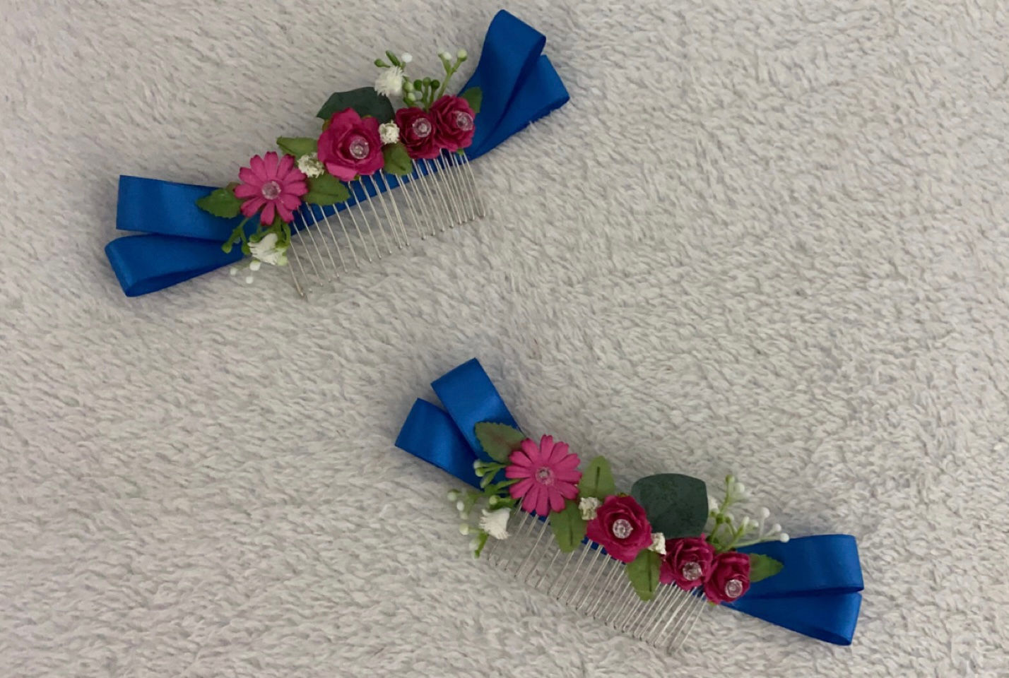 ‘Hope’ - Hair Comb (Cerise Pink)