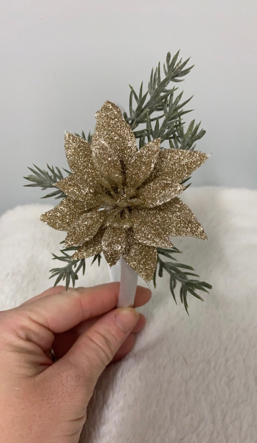 Gold Poinsetta  Alice Band