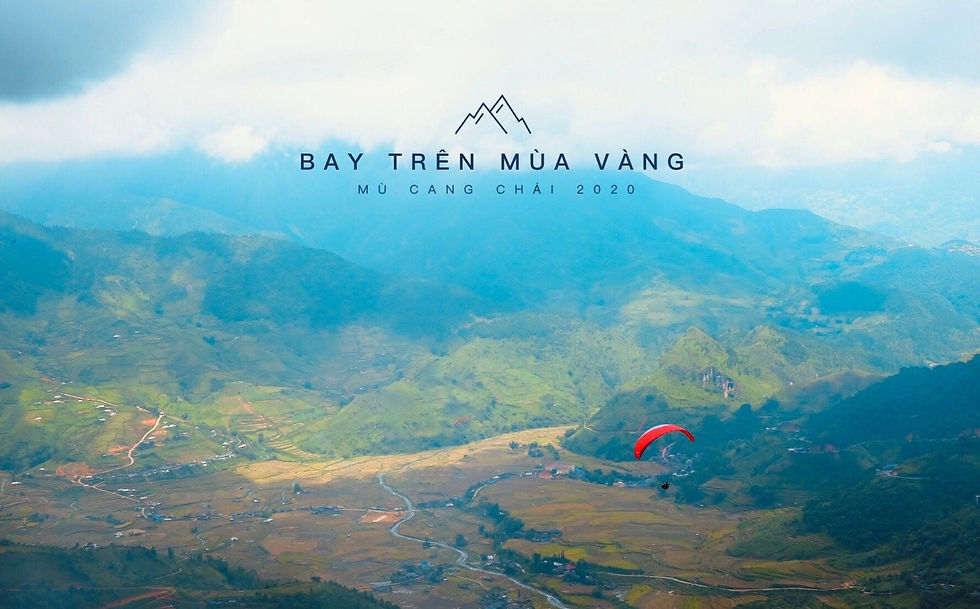 Toàn cảnh thung lũng Lìm Mông, điểm bay Khau Phạ
