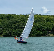 Sail boat on Walloon Lake