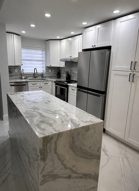 Luxury kitchen upgrade with premium countertops and cabinetry
