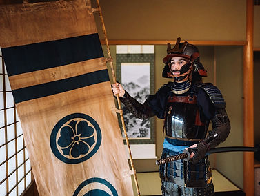 Wear an ancient armor and become a samurai.