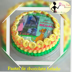 pastel rey leon