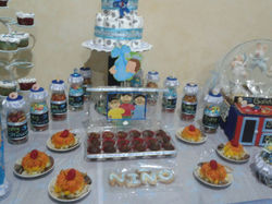 mesa de postres baby shower