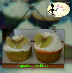 Cupcakes de kiwi
