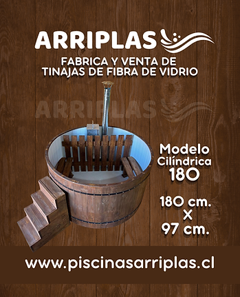 tinajas 4 modelo cilíndrica 180