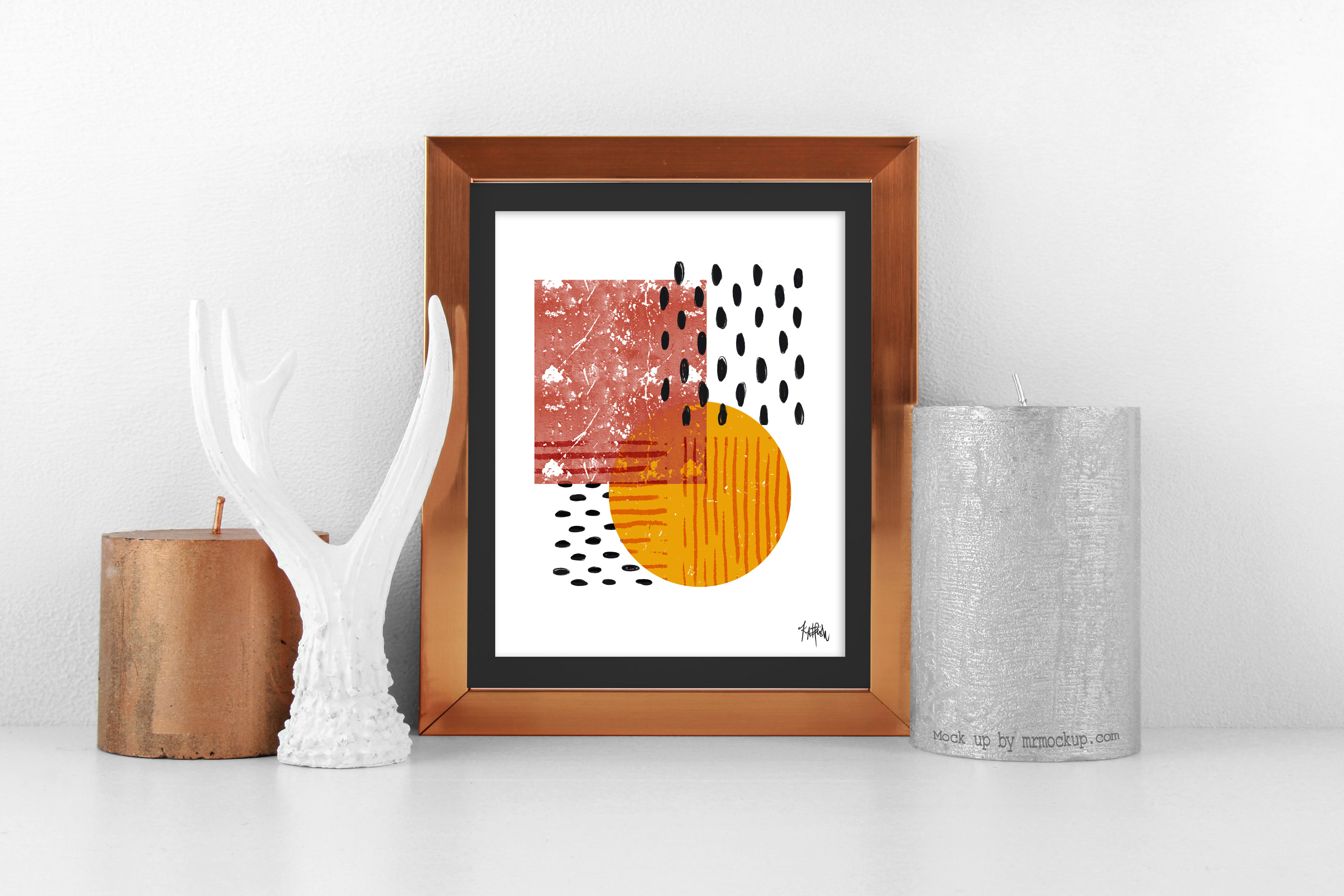 Minimalist Geometric Illustration #002