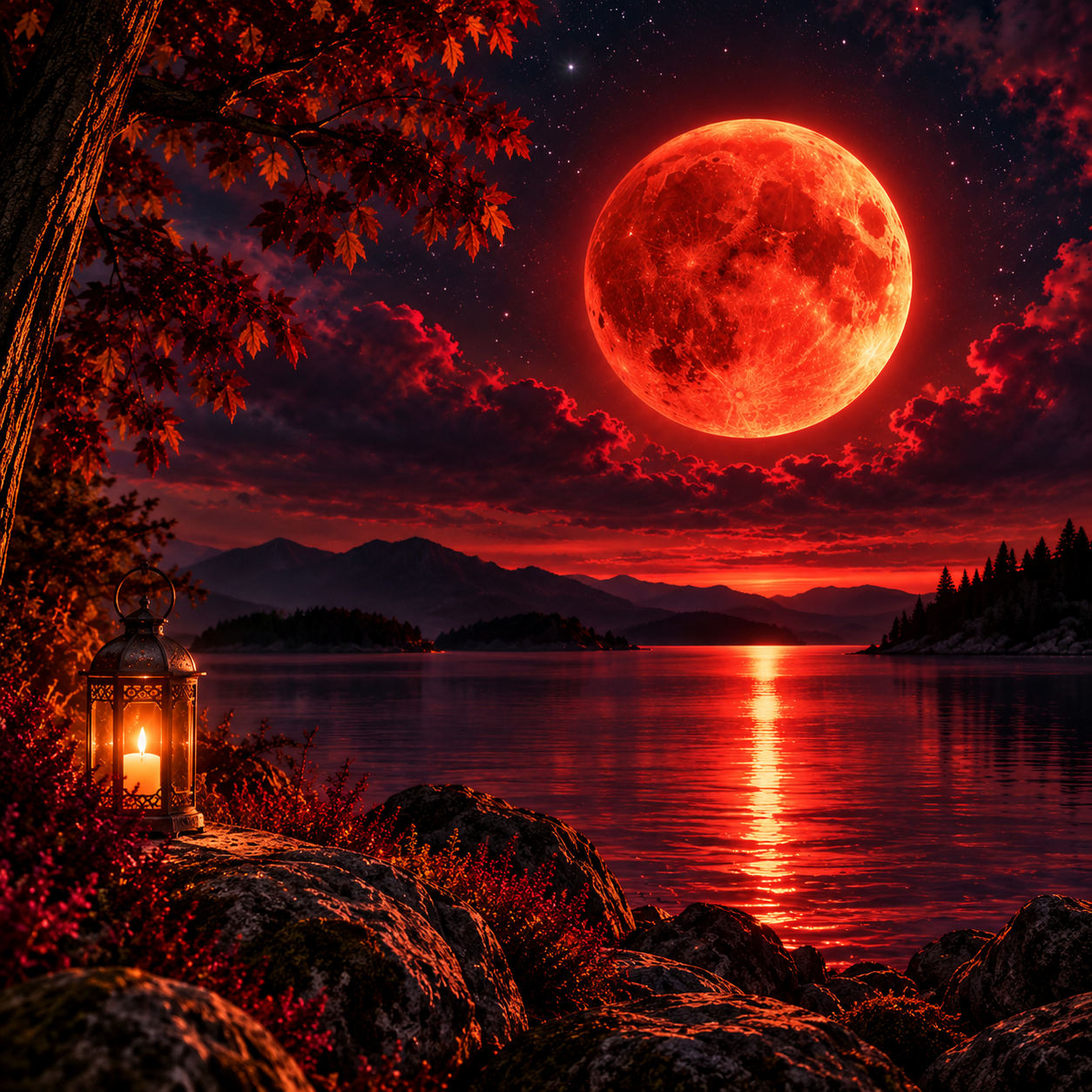 Blood Moon Sleep Meditation – Deep Relaxation & Letting Go