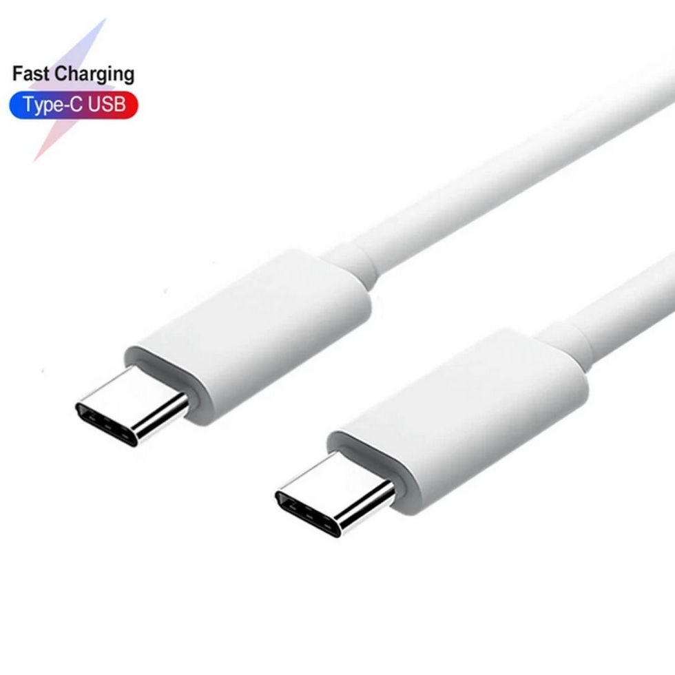 Miniatura: Carregador De Celular Turbo Tipo C Kit Plug Mais Cabo Com 2m