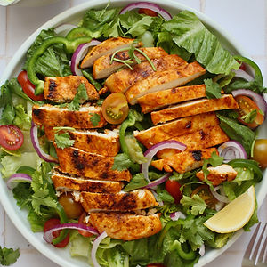 Chicken tikka salad