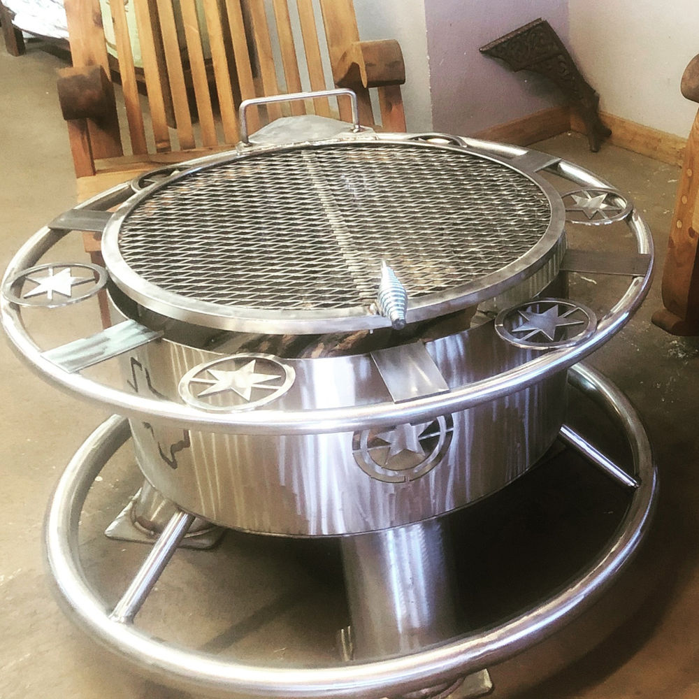 CHECK OUT OUR STAINLESS STEEL FIRE PITS!
