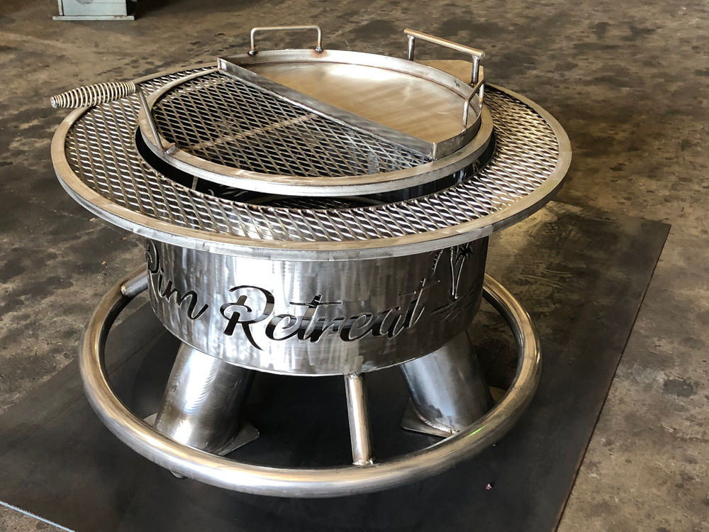 CHECK OUT OUR STAINLESS STEEL FIRE PITS!
