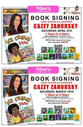 BOOK SIGNING - CAZZY ZAHURSKY
