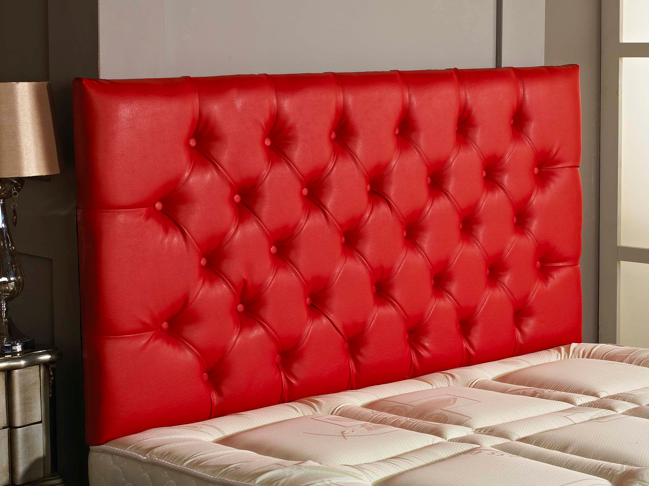 Crown Plain Buttons headboard 26 inches high