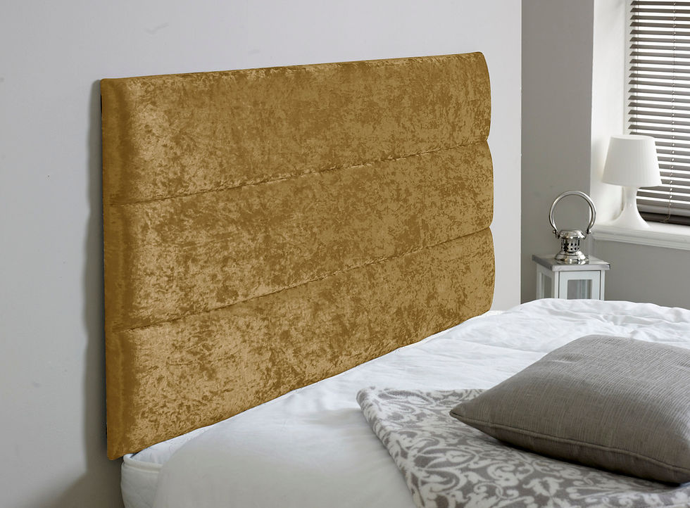 Thumbnail: Crushed Velvet Paris Headboard 26 inches high