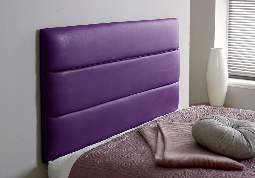 Thumbnail: Faux Leather Paris Headboard