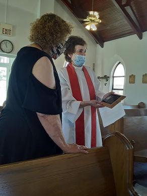 Presentation of Plaque to the Lujan Family