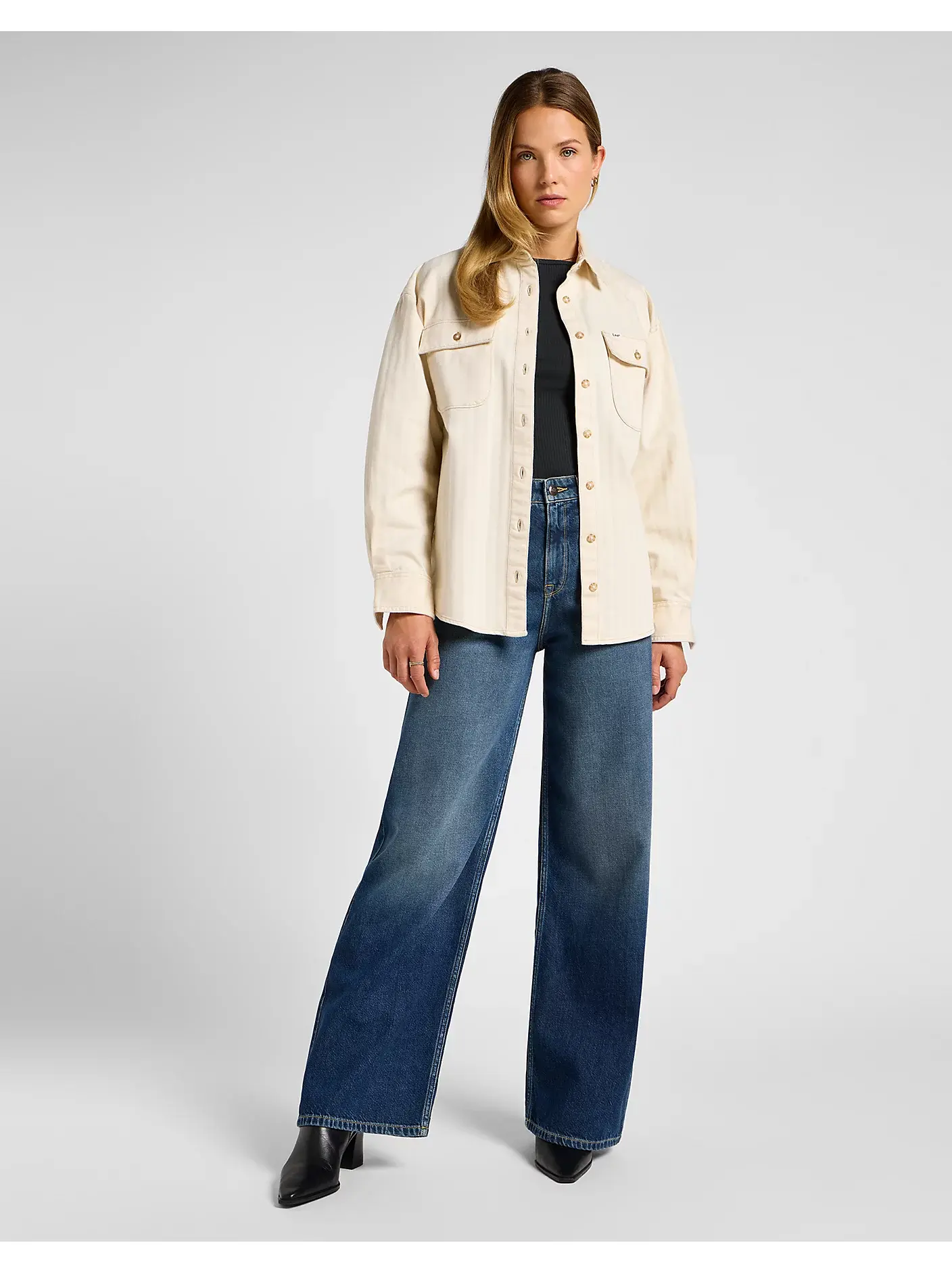 STELLA A LINE HIGH WAIST WIDE LEG