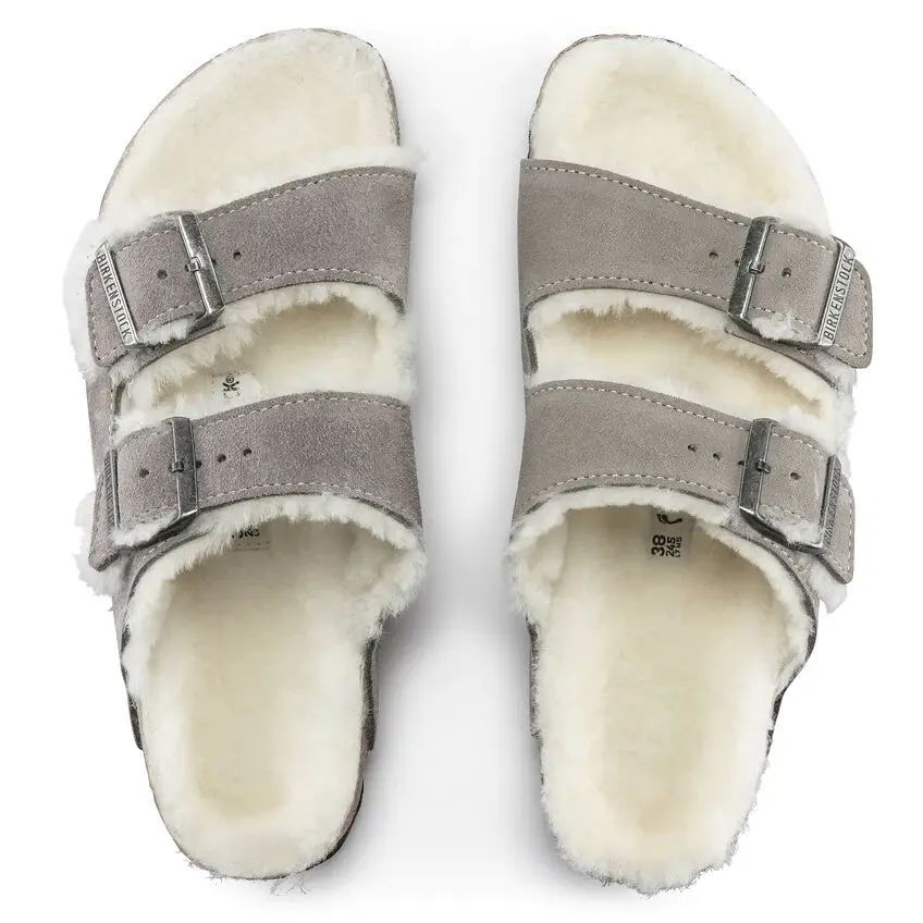BIRKENSTOCK ARIZONA FUR STONE COIN