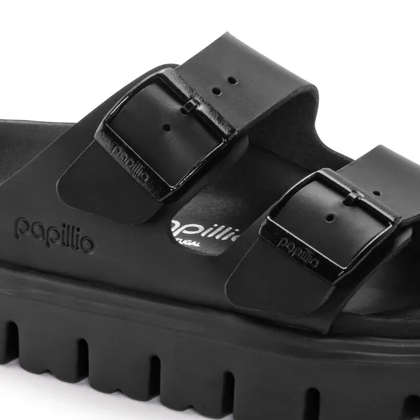 BIRKENSTOCK ARIZONA PAP CHUNKY BLACK